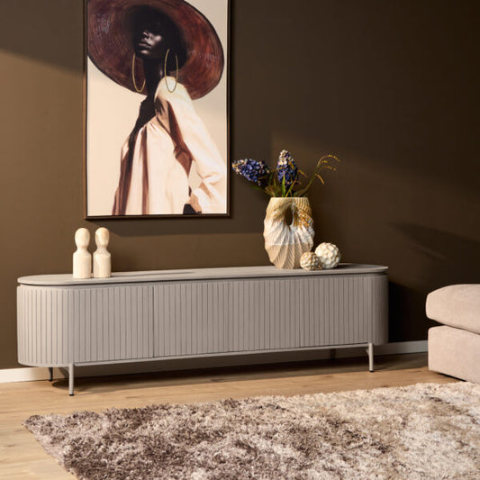 Tv meubel Solana | 210 cm |Taupe