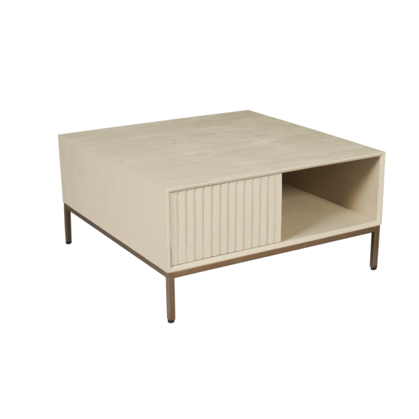 Salontafel Madison Sand | 80 cm | Vierkant