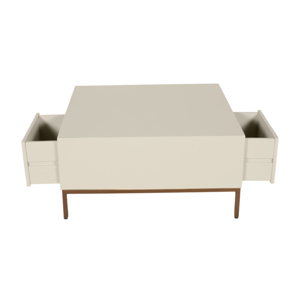 Salontafel Madison Sand | 80 cm | Vierkant