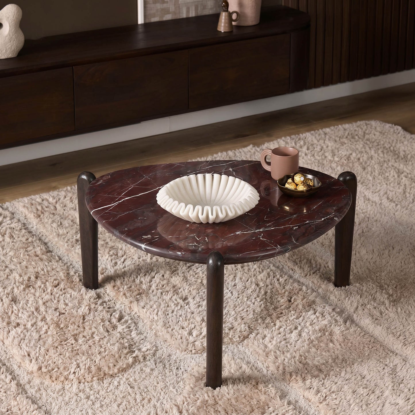 Salontafel Alva Marmer 81 cm