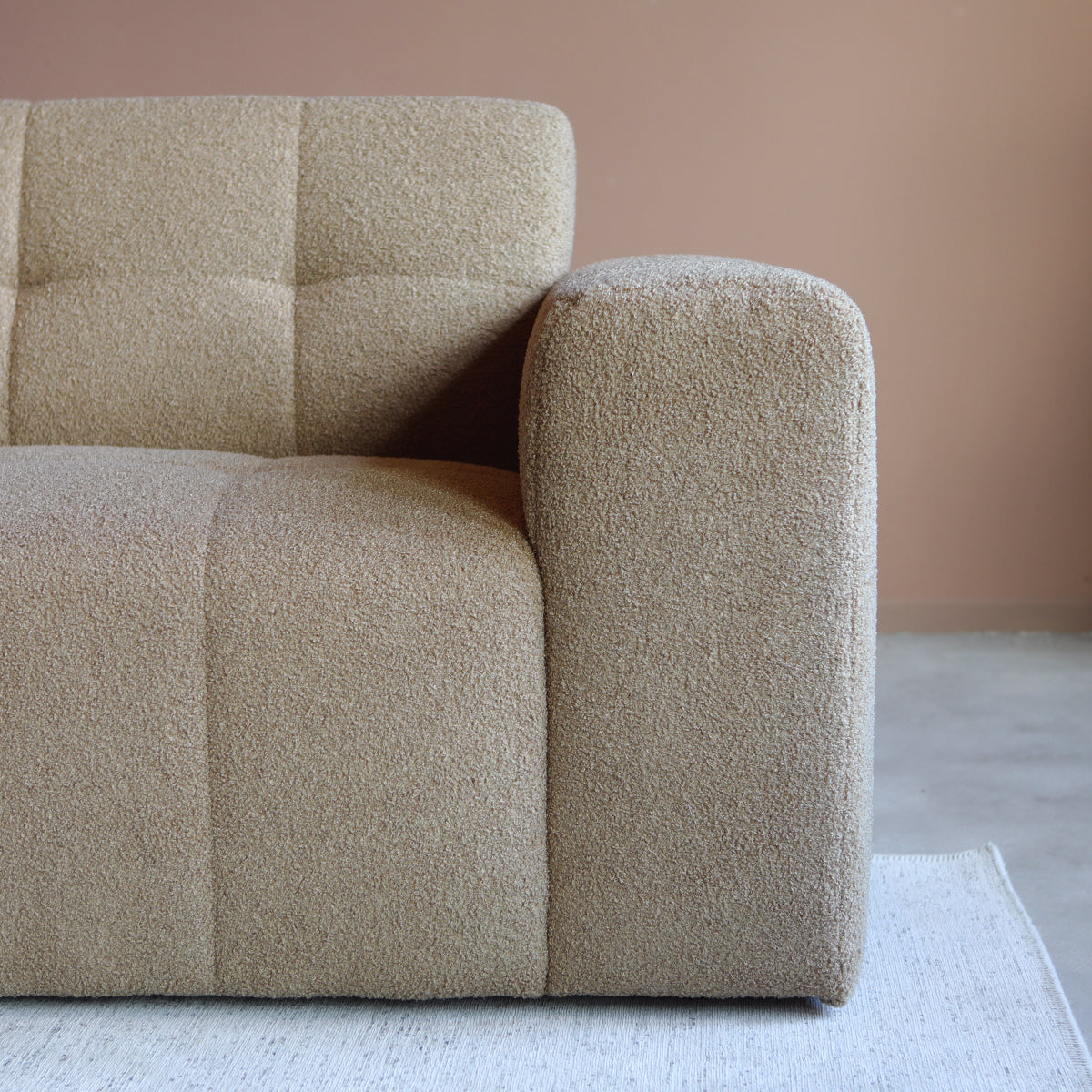 Loungebank Wave teddy bruin