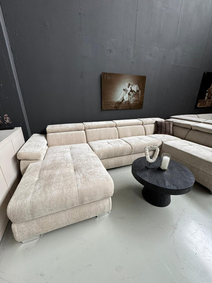 TREND slaapbank | BEIGE bouclé