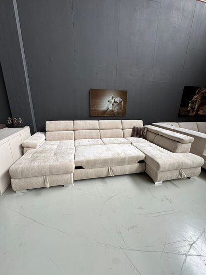 TREND slaapbank | BEIGE bouclé