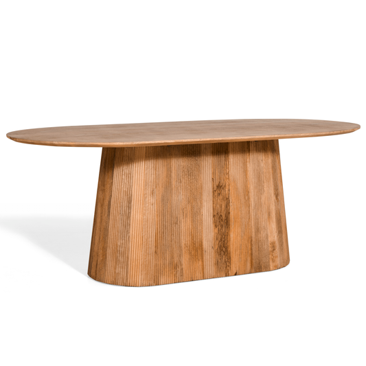 Mokka Eettafel Lichtbruin 200cm