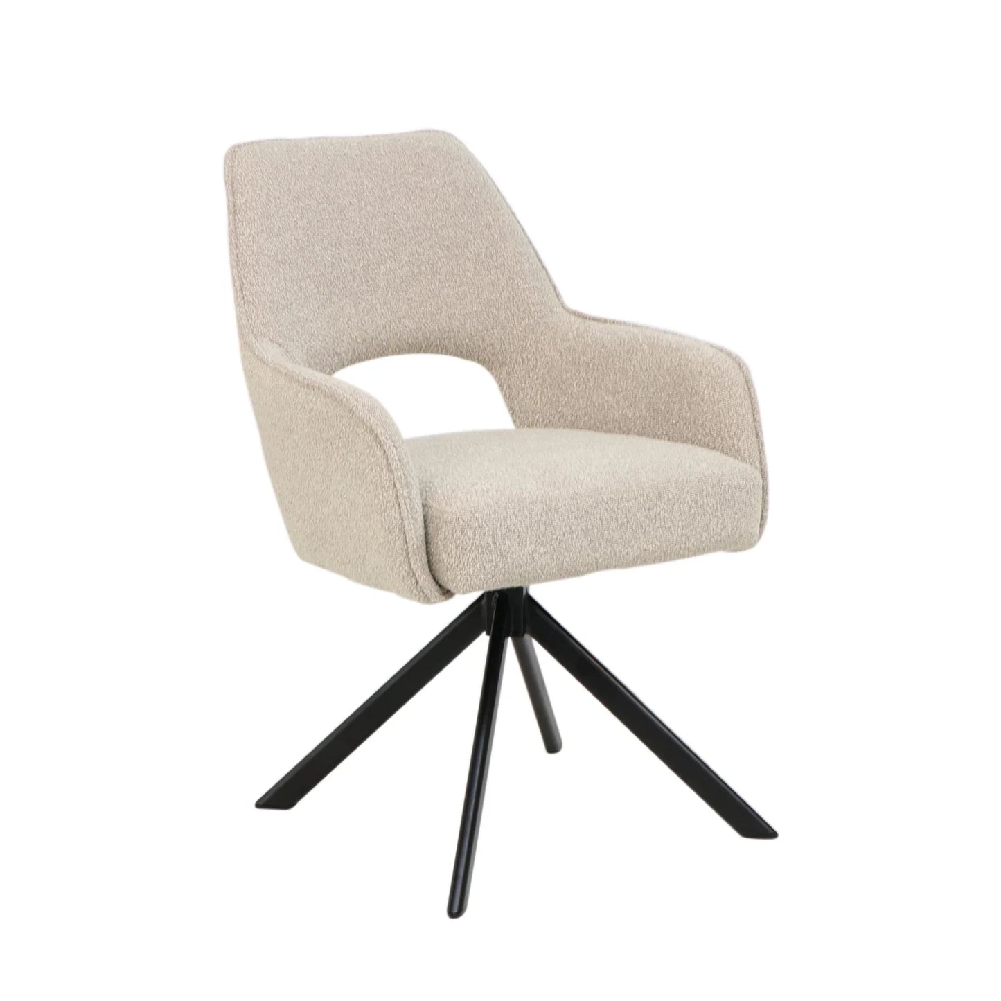 Liam Eetkamerstoel – stone | €99/stuk | SET VAN 2