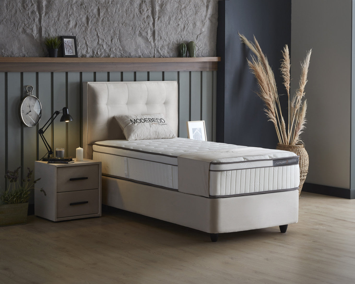 Boxspring Denzo met opbergruimte | 1 persoons