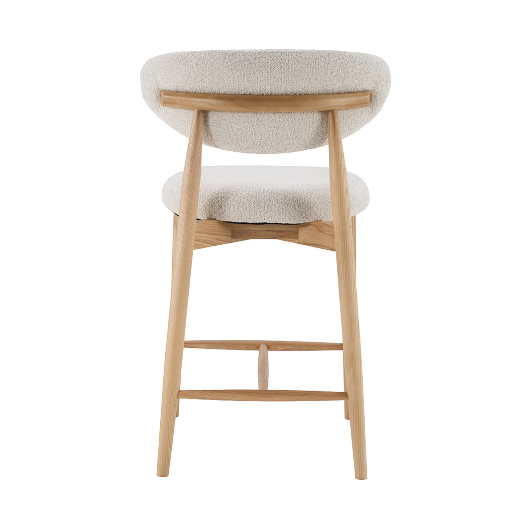 LABEL51 Barkruk Kyoto - Naturel - Superb - Laag