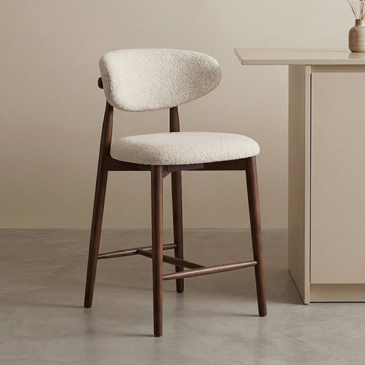 LABEL51 Barkruk Kyoto - Naturel - Superb - Laag