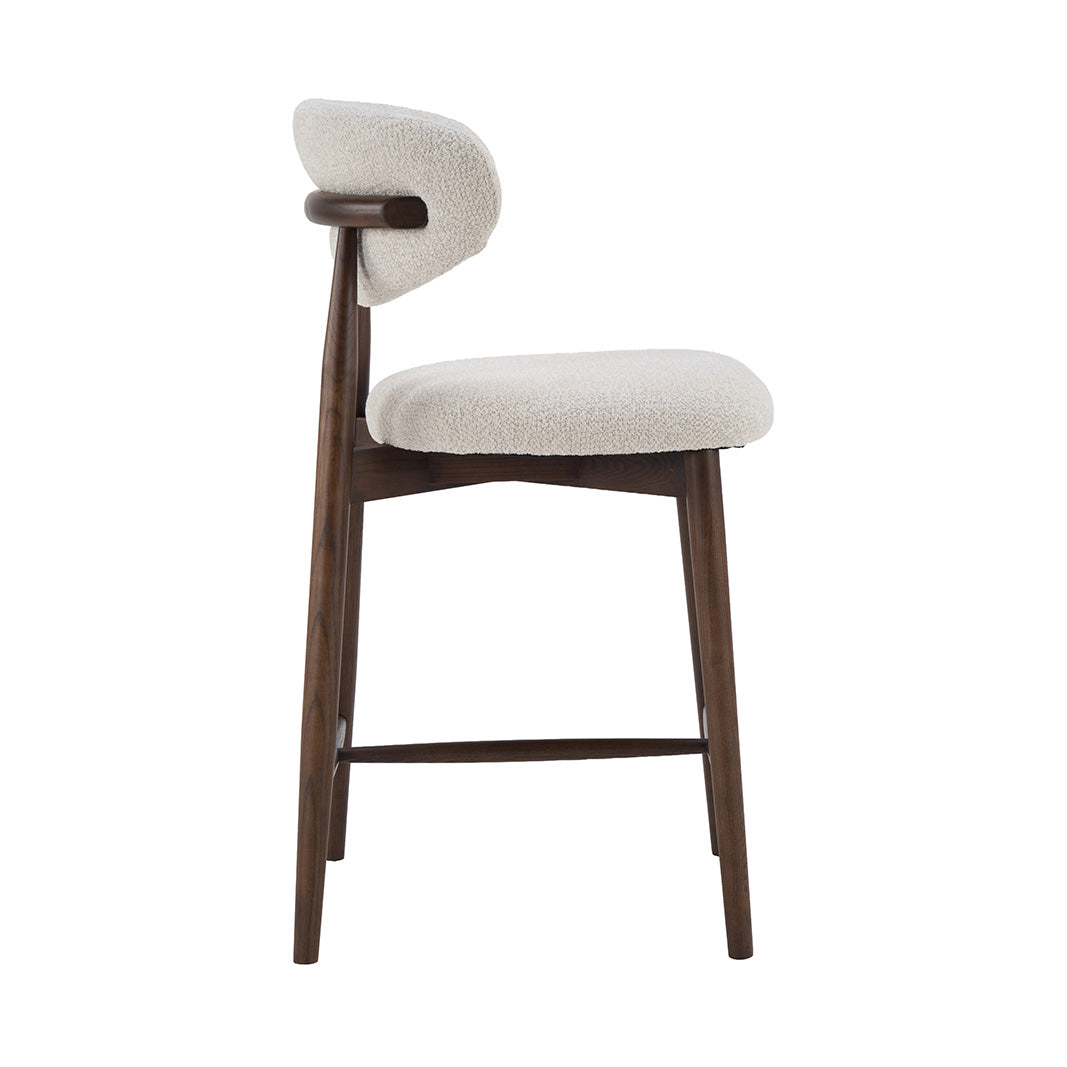 LABEL51 Barkruk Kyoto - Naturel - Superb - Laag