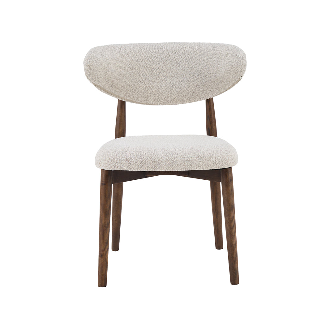 LABEL51 Eetkamerstoel Kyoto - Naturel - Superb - Walnoot Hout