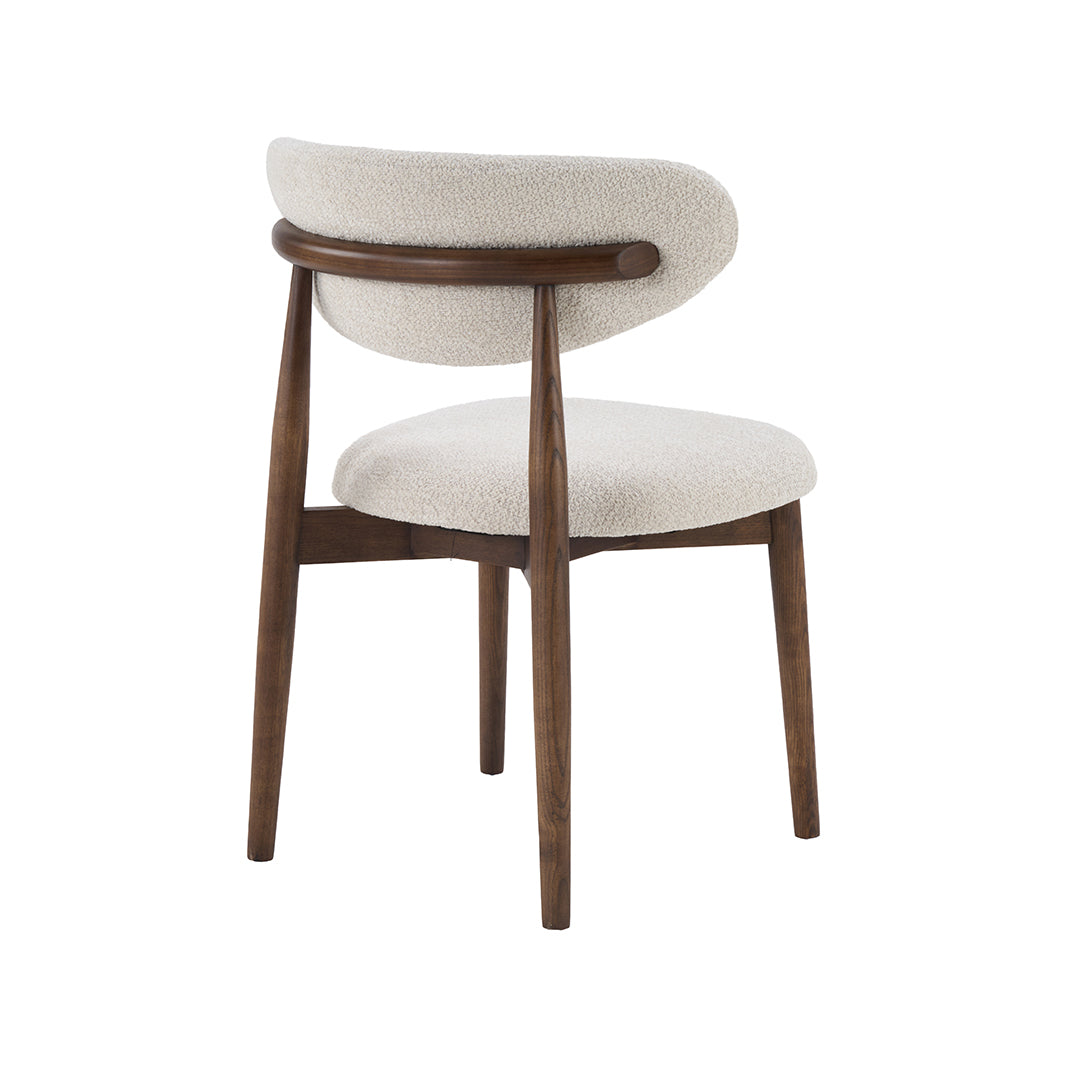 LABEL51 Eetkamerstoel Kyoto - Naturel - Superb - Walnoot Hout