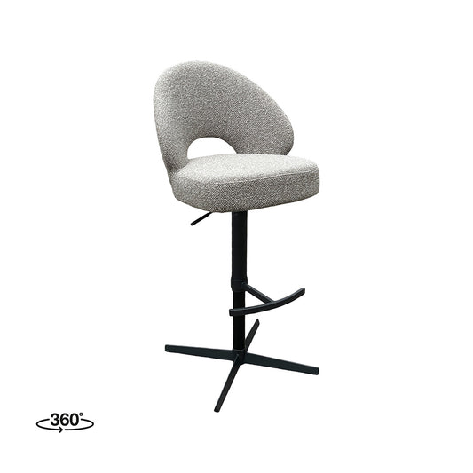 LABEL51 Barkruk Saint Tropez - Mushroom - Royal Boucle - Gaslift