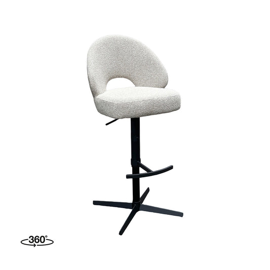 LABEL51 Barkruk Saint Tropez - Naturel - Royal Boucle - Gaslift