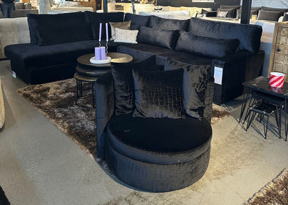 Loungebank Avento croco black